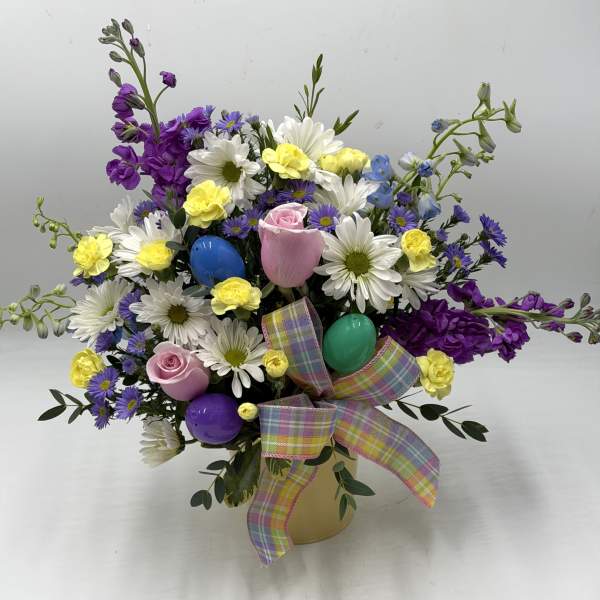 Springtime Egg Hung Garden