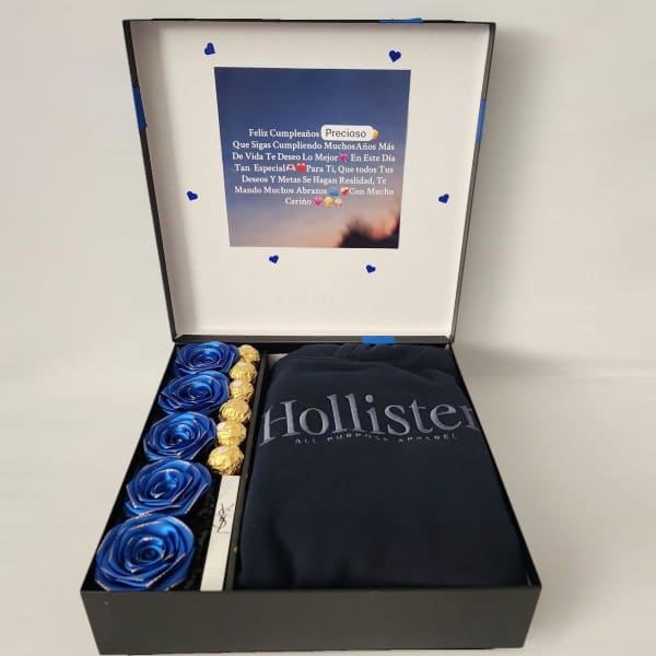 Caja con lindo detalle adentro