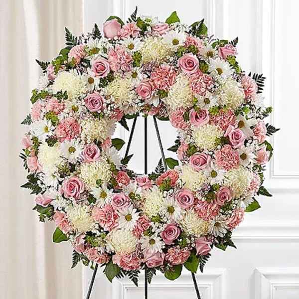 Serene Blessings Wreath 24"