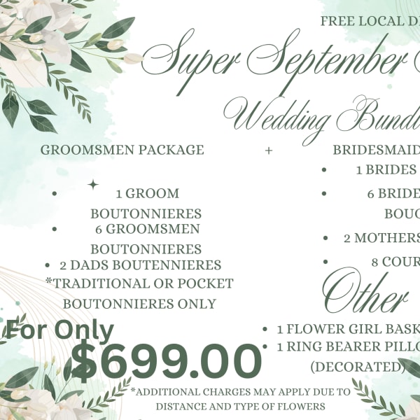 Super September Wedding Bundle Special