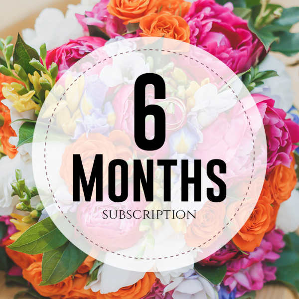 Weekly Flower Subscription - 6 Months