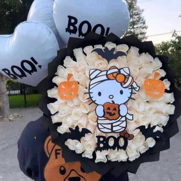 Buchon grande con tematica hello kitty