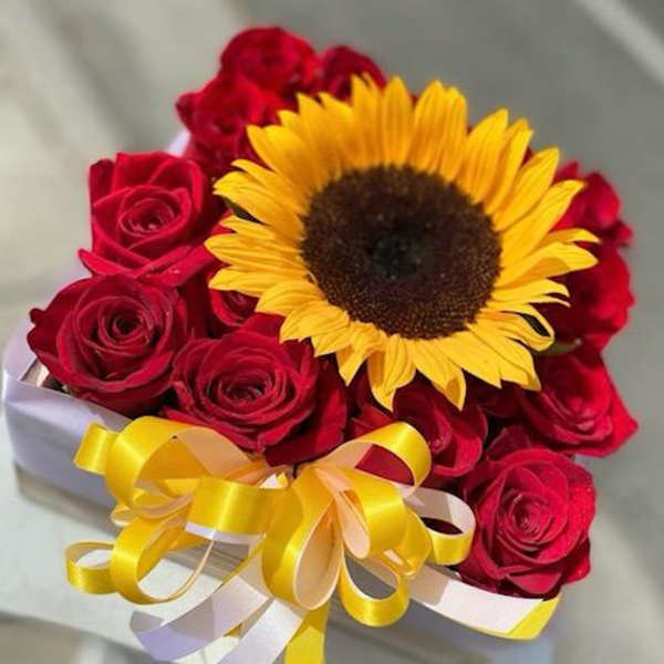 Rustic Sunshine Rose by San Jose Flowers™