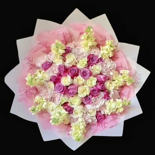 Glamorous Love Wrapped Bouquet (No vase)