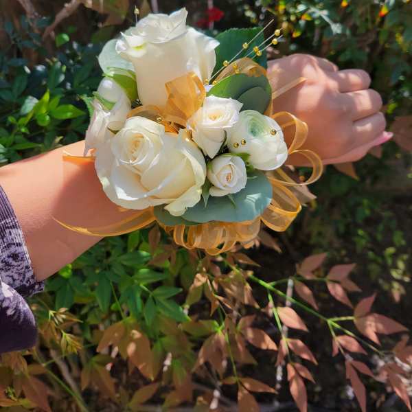 Shine on You Golden Corsage