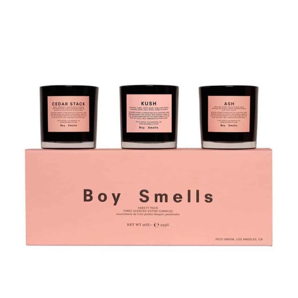 Boy Smells Cedar Stack, Kush, Ash Votive Set