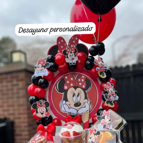 mini mouse desayuno