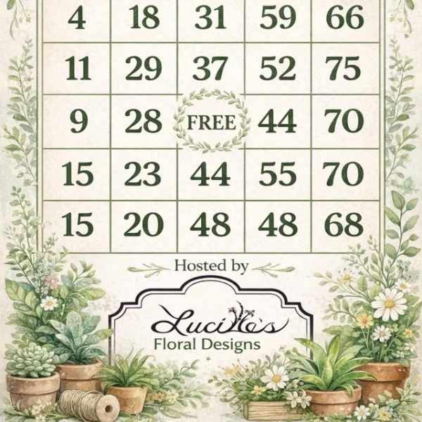Plant Bingo 5/14 6pm