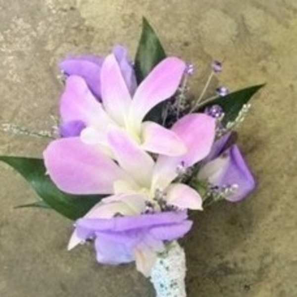 Grape Crush Boutonniere