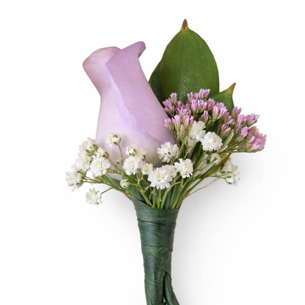 Lavender Boutonniere