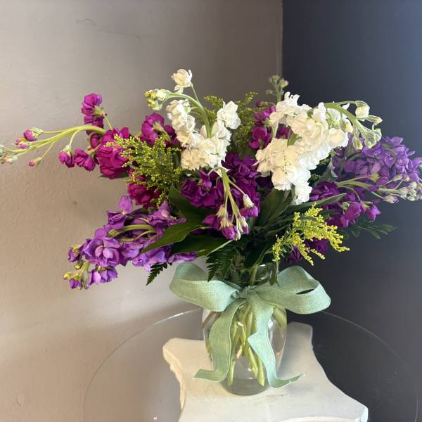 One Dozen Stock in a Vase