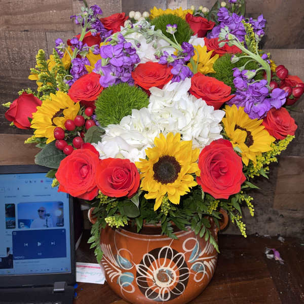 Mexican party bouquet