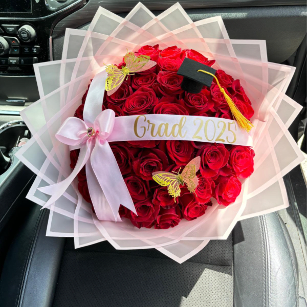 Graduation Bouquet 2025 (Pink Edition) / Ramo de Graduación 2025 (Edición Rosada)