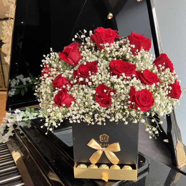 Roses and chocolates