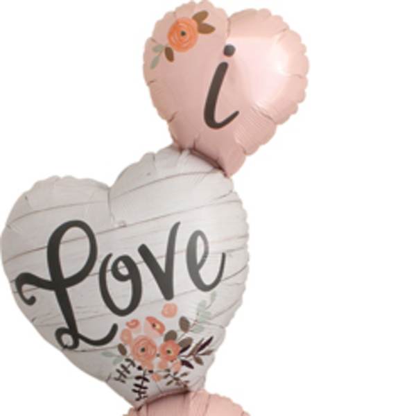 48" I Love Us Jumbo Mylar