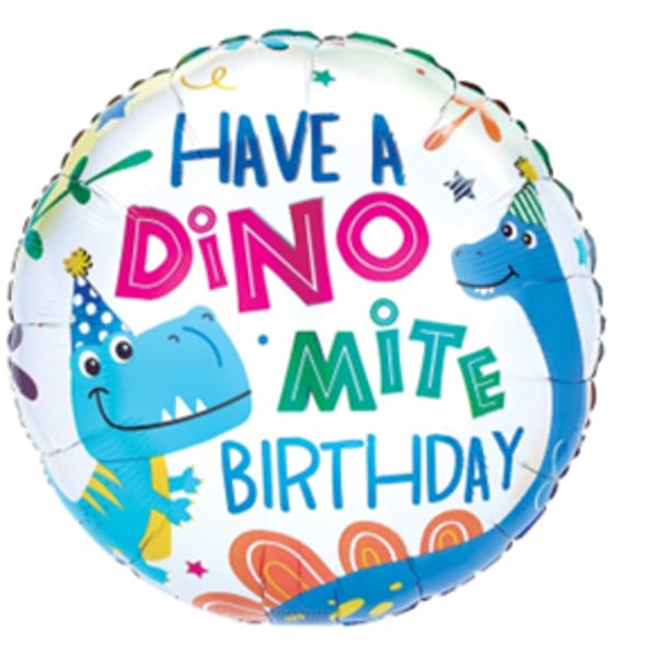 17" Have a Dino Mite Birthday Mylar