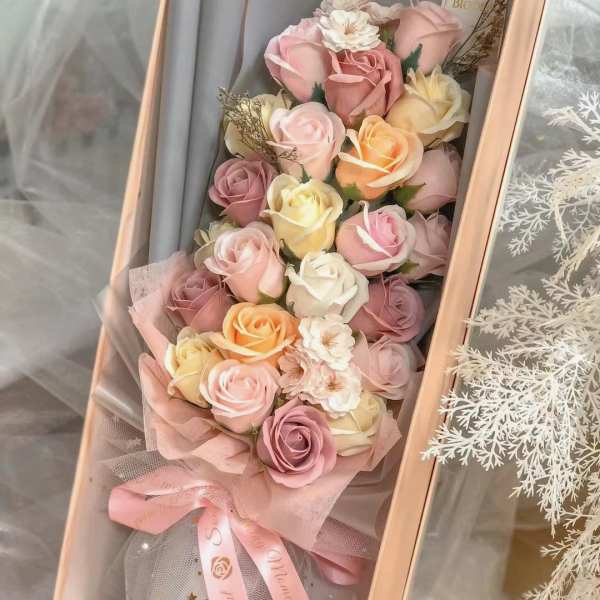 [SOAP FLOWER] Morandi Color Pallet Bouquet