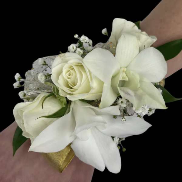 Classic Dendro and Rose Corsage