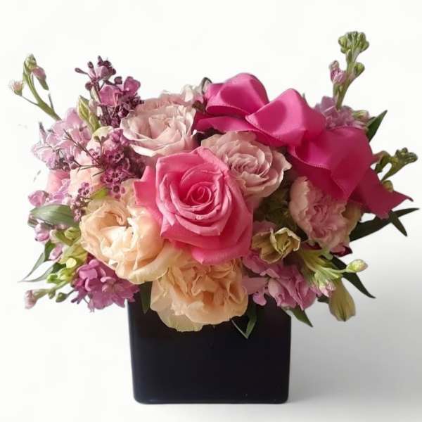 Black And Pink Bouquet Designer's Choice