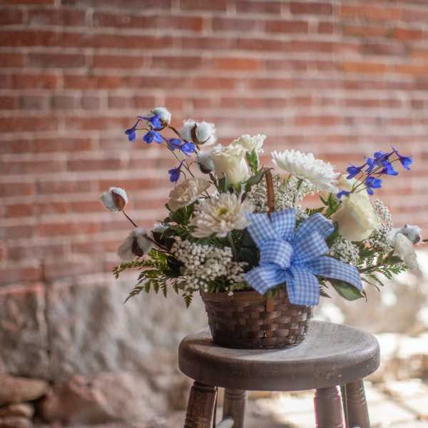 Cotton-Candy Basket (Pink or blue)