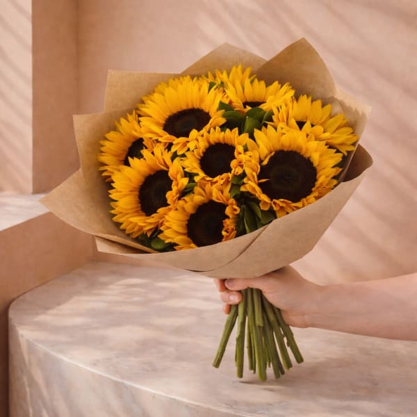 Sunflower Hand-Tied Bouquet