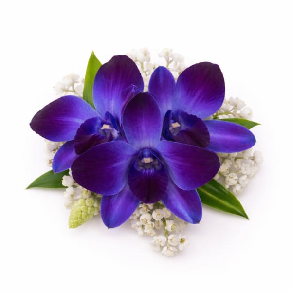 Blue Orchid Wristlet