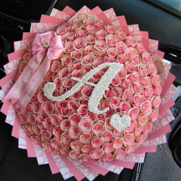 letter Buchón bouquet