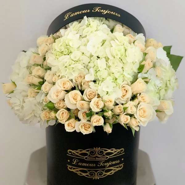 Spray Roses Classic Box - Garden Grove Same Day Flower Delivery