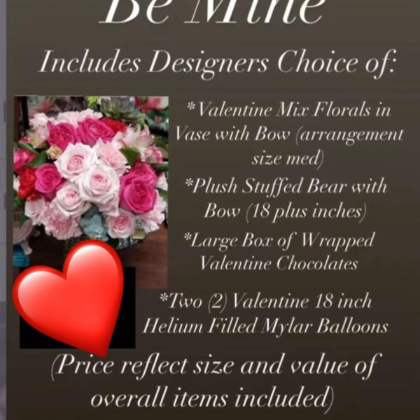 “Be Mine” Valentine Git Package Deal