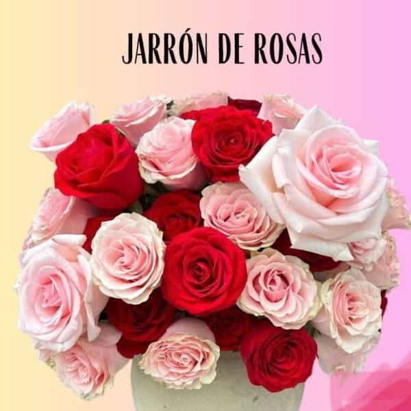 JARRON DE ROSAS
