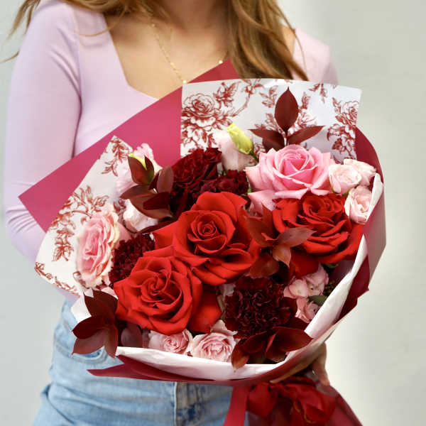 "Sweetheart" French roses Bouquet