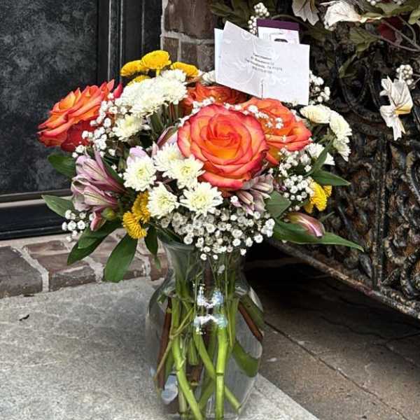 Pastel Pink With Orange