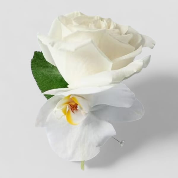 Rose Orchid Boutonniere
