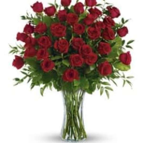 Breathtaking Beauty- 3 Dozen Long Stem Red Roses