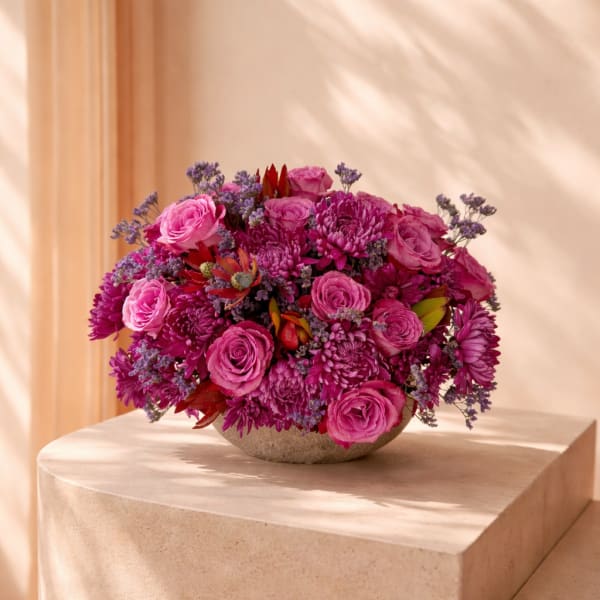 Royal Amethyst Rose Arrangement