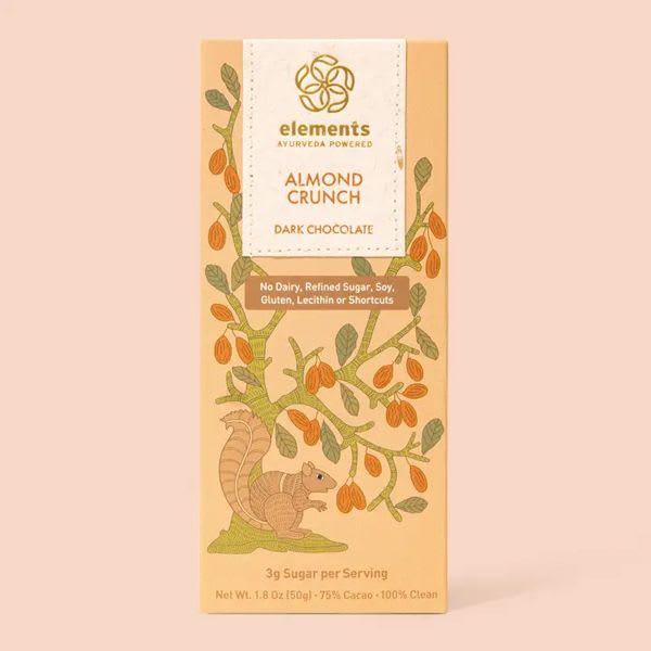 Almond Crunch Dark Chocolate Bar