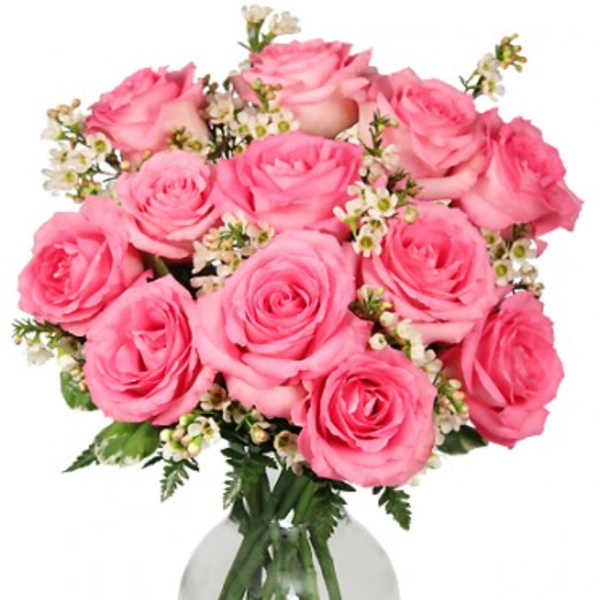 CHANTILLY PINK ROSES ARRANGEMENT