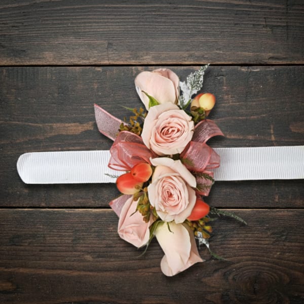 Soft Pink Wristlet Corsage