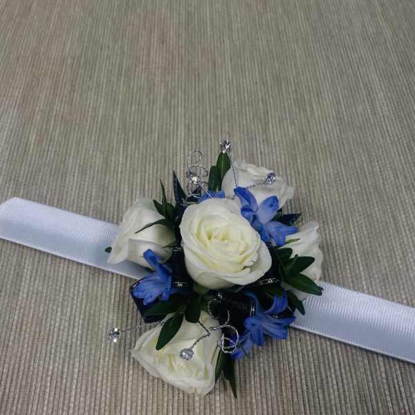 Royal White Corsage