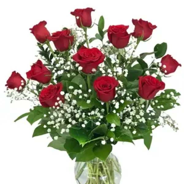 Classic Red Dozen Roses
