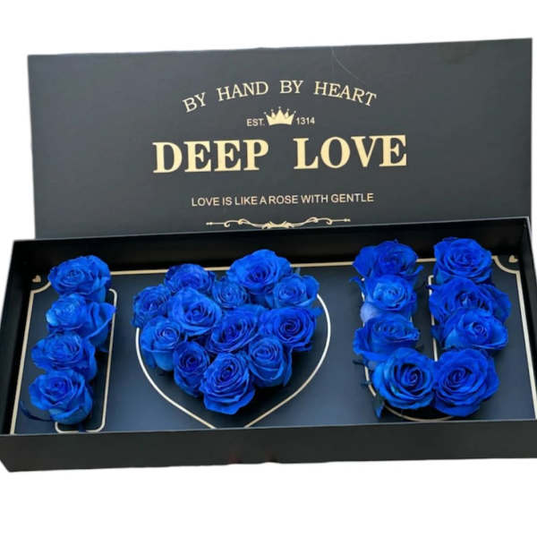 Deep Love Box in Blue