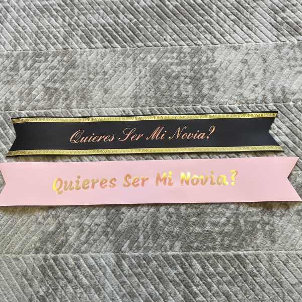 Quieres Ser Mi Novia Banner