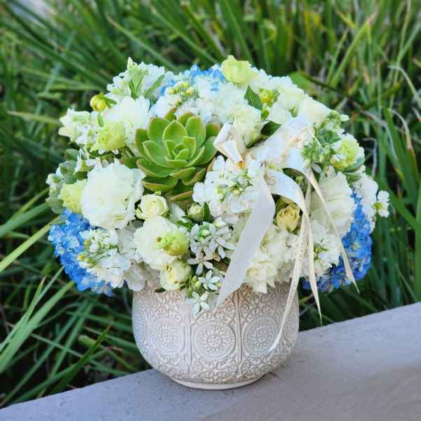 Blue and White Clouds