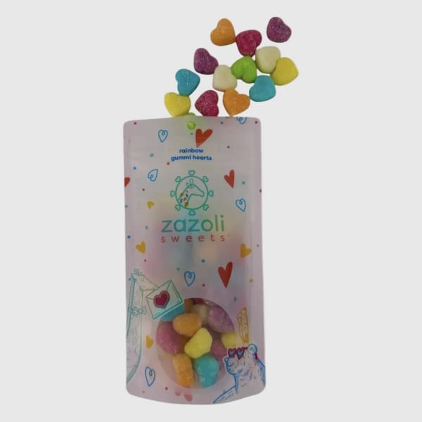 Rainbow Gummi Hearts