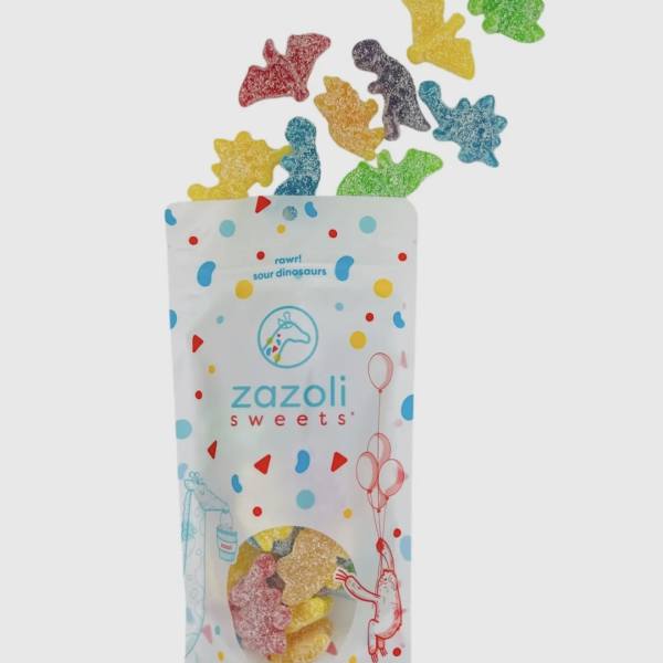 Rawr! Sour Gummy Dinosaurs