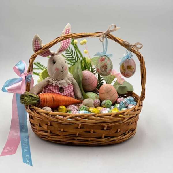 Bunny & Chocolate Easter Basket