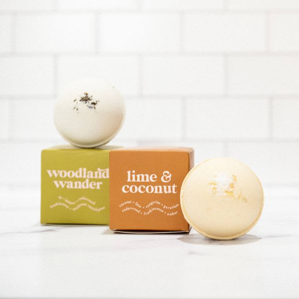Lime + Coconut - 100% Botanical Bath Bomb