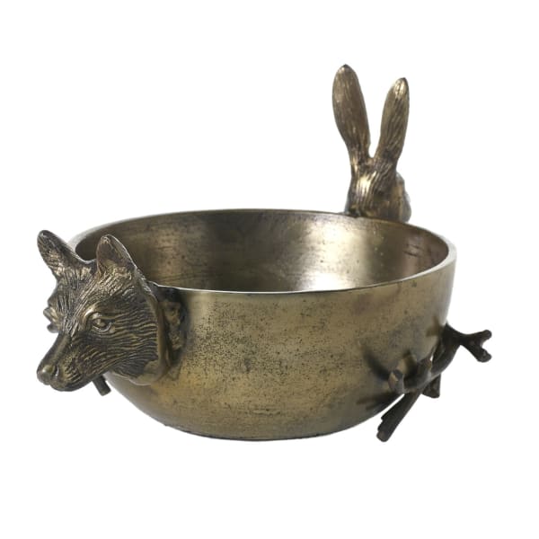 Figurine Handle Bowl