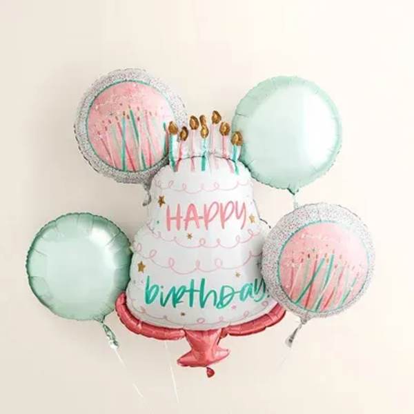 Happy Cake Day Balloon Bouquet