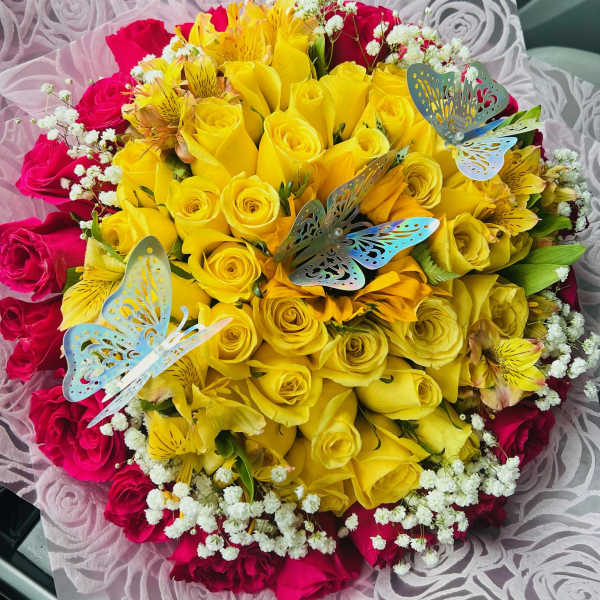 Yellow Rose Bouquet